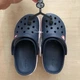 Дитячі крокси-сабо для хлопчика Crocs Crocband Clog Kids Navy (33/34, синій) - изображение 4