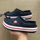Дитячі крокси-сабо для хлопчика Crocs Crocband Clog Kids Navy (33/34, синій) - изображение 5