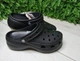 Жіночі крокси Crocs Classic Clog Platform Black (34-35, чорний) - изображение 3