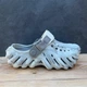 Чоловічі крокси Crocs Echo Marbled Clog Moonlight/Multi (39-40, сірий) - зображення 4