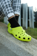 Жіночі крокси Crocs Classic Clog Lime Punch (38-39, лайм) - зображення 4