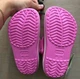 Дитячі крокси для дівчинки Crocs Crocband Electric Pink/White (21/22, рожевий) - изображение 6