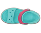 Дитячі сандалії для дівчинки Crocs Crocband Kids Sandal Pool/Candy Pink (22/23, блакитні) - зображення 5