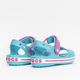 Дитячі сандалії для дівчинки Crocs Crocband Sandal Digital Aqua (30/31, блакитні) - изображение 2