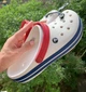 Крокс Крокбенд Клог Білі з Блакитним Crocs Crocband White Blue Clog (44-45, білий) - изображение 6