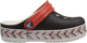 Детские Крокс Крокбенд Чёрные Crocs Drew X Crocband Chevron Clog Black/White (25/26, черный) - изображение 5