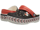 Детские Крокс Крокбенд Чёрные Crocs Drew X Crocband Chevron Clog Black/White (25/26, черный) - изображение 6