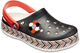 Детские Крокс Крокбенд Чёрные Crocs Drew X Crocband Chevron Clog Black/White (25/26, черный) - изображение 14