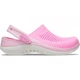 Дитячі крокси для дівчинки Crocs Kids LiteRide 360 Clog Taffy Pink / Ballerina Pink (28/29, яскраво рожевий) - изображение 10