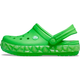Дитячі крокси-сабо для хлопчика Crocs Crocband Geometric Glow Band Clog Juvenil 1 (38-39, зелений) - изображение 7