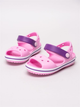 Дитячі сандалії для дівчинки Crocs Crocband Sandal Carnation/Amethyst (32/33, розовий) - зображення 9