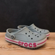 Жіночі крокси Crocs Bayaband Clog Light Grey/Candy Pink (40-41, сірий) - зображення 7