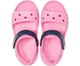 Дитячі сандалії для дівчинки Crocs Bayaband Sandal Kids Pink Lemonade (33/34, рожевий) - изображение 6