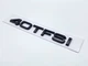 Надпись значок на багажник эмблема AUDI 40 TFSI ЧЕРНЫЙ ГЛЯНЕЦ 83A-853-744-A-T94 - изображение 1
