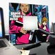 Декоративное зеркало "Игра Grand Theft Auto III. GTA 3" подарок для фанатов видео игр, украшение интерьера детской комнаты, спальни, игровой - изображение 3
