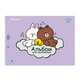 Альбом для малювання YES А4 28 скоба з перфорацією Line Friends - изображение 2