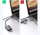 Czytnik kart Ugreen CM401 USB-C to SD/TF Black (6957303806577) - obraz 4
