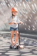 Самокат Scoot and Ride Highwaykick-5 персиковый со светящимися колесами (SR-190117-PEACH) - изображение 3