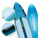 Надувна SUP дошка TSUNAMI PRO 350 см з веслом T15 (P-5905973405638) - зображення 14
