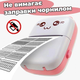 Портативний мініпринтер Mini printer Pink +4 шт звичайного + 3 шт самоклеючий +3 шт кольорового+ чохол - зображення 2