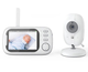 Видеоняня Baby Monitor ABM600 с датчиком звука беспроводная радионяня с портативным дисплеем и измерением температуры - изображение 2