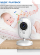 Видеоняня Baby Monitor ABM600 с датчиком звука беспроводная радионяня с портативным дисплеем и измерением температуры - изображение 7