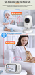 Видеоняня Baby Monitor ABM600 с датчиком звука беспроводная радионяня с портативным дисплеем и измерением температуры - изображение 11