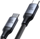 Kabel Joyroom Speedy Series S-A21 2in1 USB Type-C - 2 x USB Type-C 100W 1.5 m Black (AT6941237100764) - obraz 2