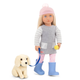 Lalka Our Generation Meagan z pieskiem 46 cm (062243405196) - obraz 2