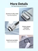 USB-хаб Vention USB-C to HDMI/USB 3.0x3/SD/TF/PD Docking Station Gray 0.15M Aluminum Alloy Type (TOJHB) - зображення 9