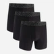 Набор мужских трусов-боксеров Under Armour Underwear Boxers UA Performance Tech - Solid 6 3PK 1383878-001 S 3 шт Черный (1200122269593) - изображение 1