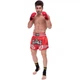 Шорты для тайского бокса кикбоксинга MMA мужские Top King 094 размер M (44-46) Red-Silver - изображение 6
