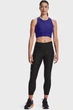 Женские черные тайтсы леггинсы Under Armour Hi Ankle Leg Черный (UA 1365335 black lav25 (M) - изображение 2