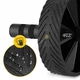 Ролик (гимнастическое колесо) для пресса 4FIZJO Ab Wheel Black/Blue (P-5907739314857) - изображение 7