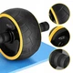 Ролик (гімнастичне колесо) для преса 4FIZJO Ab Wheel XL Black/Yellow (P-5907739314444) - зображення 7
