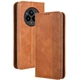 Чохол-книжка Deexe Retro Style для Realme 14 Pro Plus - Brown - зображення 1