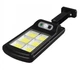 Вуличний ліхтар на стовп Solar Light 6COB із пультом на сонячних батареях чорний - зображення 3