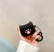 Чехол для наушников AirPods 4 Лапка черная силиконовый (2218) - изображение 3