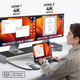 Hub USB Baseus Metal Gleam Series II 7-in-1 USB-C to 2xUSB-A 3.2/USB 2.0/2xHDMI/USB Type-C/PD 100W Grey (B00061806813-00) - obraz 4