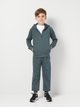 Детский спортивный костюм (худи + штаны) для мальчика Minoti 23fleece120 42575JNR 98-104 см Темно-серый (5063025438642) - изображение 1