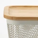 Кошик для зберігання з кришкою IKEA 365+ 195.808.72, 15x15x11 см - зображення 6