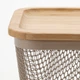 Кошик для зберігання з кришкою IKEA 365+ 095.814.76, 15x15x11 см - зображення 5