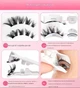 Ресницы магнитные на 4 магнитах Magnetic Lashes KS-01/4 + аппликатор - изображение 2