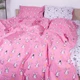 Комплект постельного белья MirSon Бязь Ranforce Elite 17-0528 Bunnies pink Односпальный (2200004665351) - изображение 3