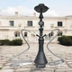 Кальян Hookah Rami Carbon Lay Black высотой 55 см на 2 персоны - изображение 1