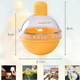 Форма для льоду у вигляді кулі Ice Ball Maker TOPA Сферична силіконова сфера для заморожування та зберігання круглого льоду Жовта - зображення 3