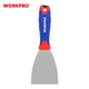 Набор ударных шпателей (нержавеющая термообработанная сталь) WORKPRO (4 шт: 40/80/100/150 мм) PRO WP204306 - изображение 4