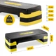 Степ-платформа 3-ступінчаста 4FIZJO 69 х 28 х 10-15-20 см Black/Yellow (P-5907739311436) - зображення 8