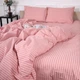Комплект постельного белья MirSon Полуторный 143 x 210 17-0607 Stripe Pink Бязь (2200008054090) - изображение 7