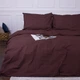 Комплект постельного белья MirSon Ranforce Elite Двуспальный 175х210 см 17-0617 Stripe Brown Ranforce (2200008202231) - изображение 7
